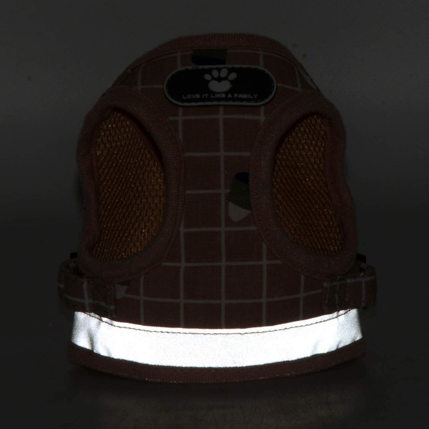 Zunea No Pull Small Dog Harness And Leash Set Adjustable Reflective Step-In Chihuahua Vest Harnesses Mesh Padded Plaid Escape Proof Walking Puppy Jacket For Boy Girl Pet Dogs Cats Pink L