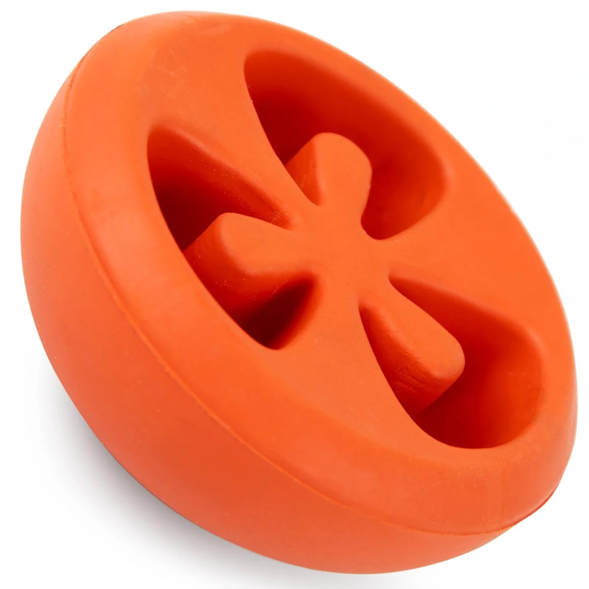 Jeffers Pet Natural Rubber Dog Chew Toy - Red Tomato, Small - Treat Dispensing, Vanilla Scent, Durable, Non-Toxic, Dishwasher Sa