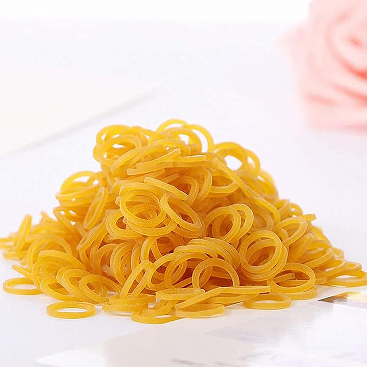 Pet Show 900Pcs 15Mm Dia. 100G/Pack Bulk Dog Rubber Bands For Hair Grooming Diy Hair Bows Top Knots For Puppies Cats Farm Animal