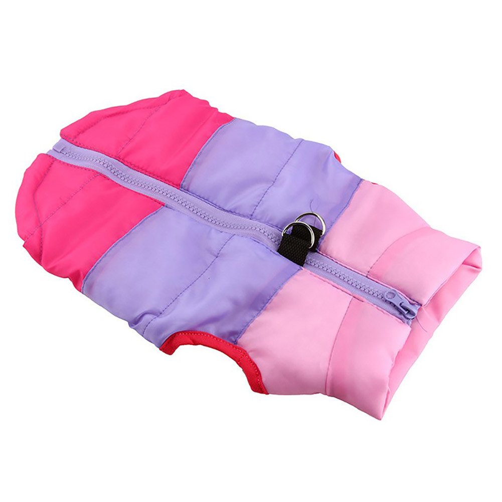 Marupet Winter Dog Vest - Windproof & Waterproof Warm Coat For Cold Weather - Small/Medium Dogs (Xs) - Pink/Purple/Rose