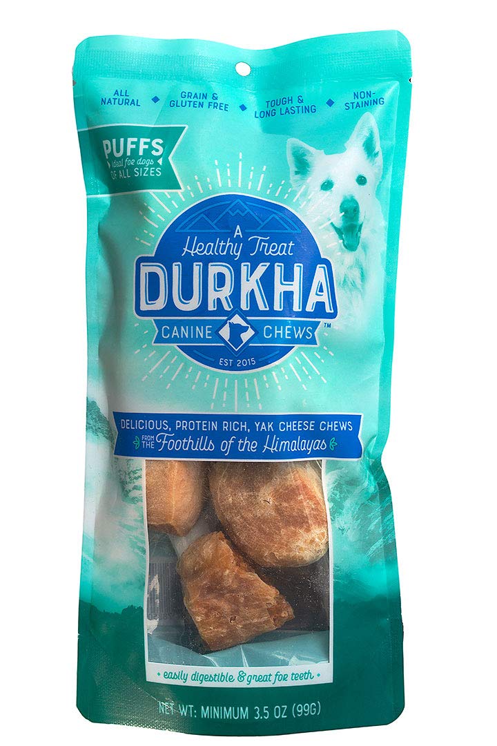 Durkha All Natural Himalayan Yak Chews For Dogs | Natural Long Lasting Dog Chew Made From Yak Milk | Great For Aggressive Chewers | Does Not Stain Carpets Or Furniture