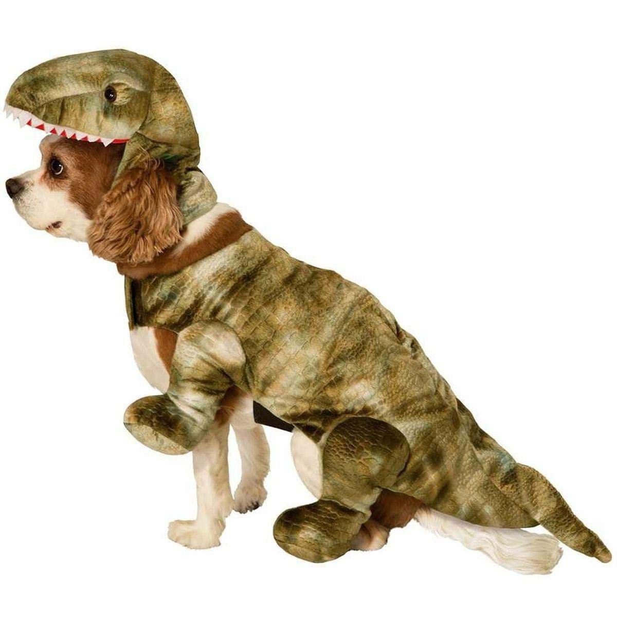 Forum Novelties 75257 Dinosaur Doggie Pet Costume, Small, Green/Brown, Pack of 2