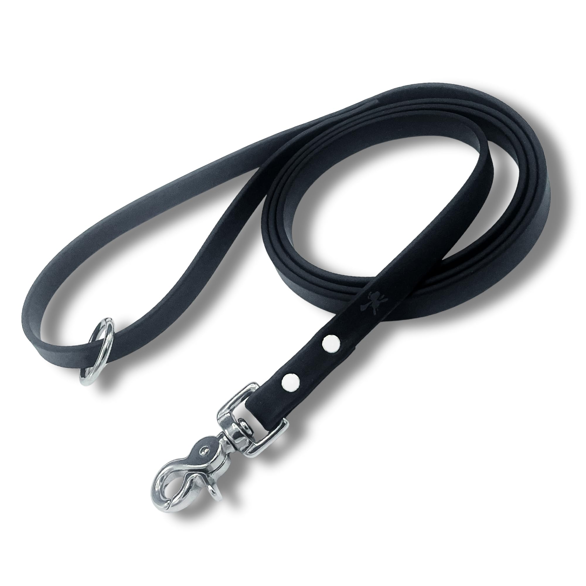 Gummy K9 Biothane Dog Leash, Professional Training Lead, Stainless Steel, New Advanced Safety Clasp, Weatherproof, Waterproof, L