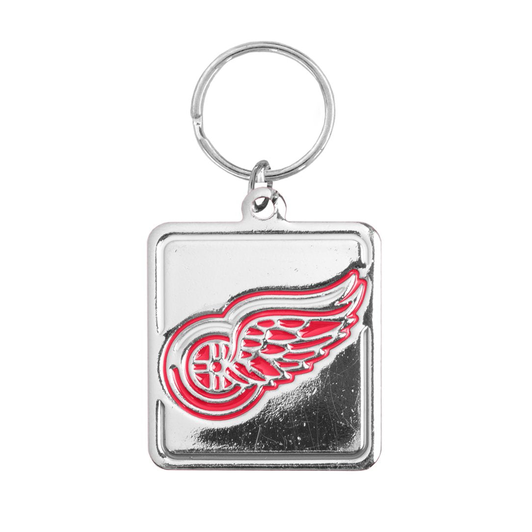 Little Earth Nhl Detroit Red Wings Pet Collar Charmnhl Pet Collar Charm, Silver, 1.25' By 1.325'