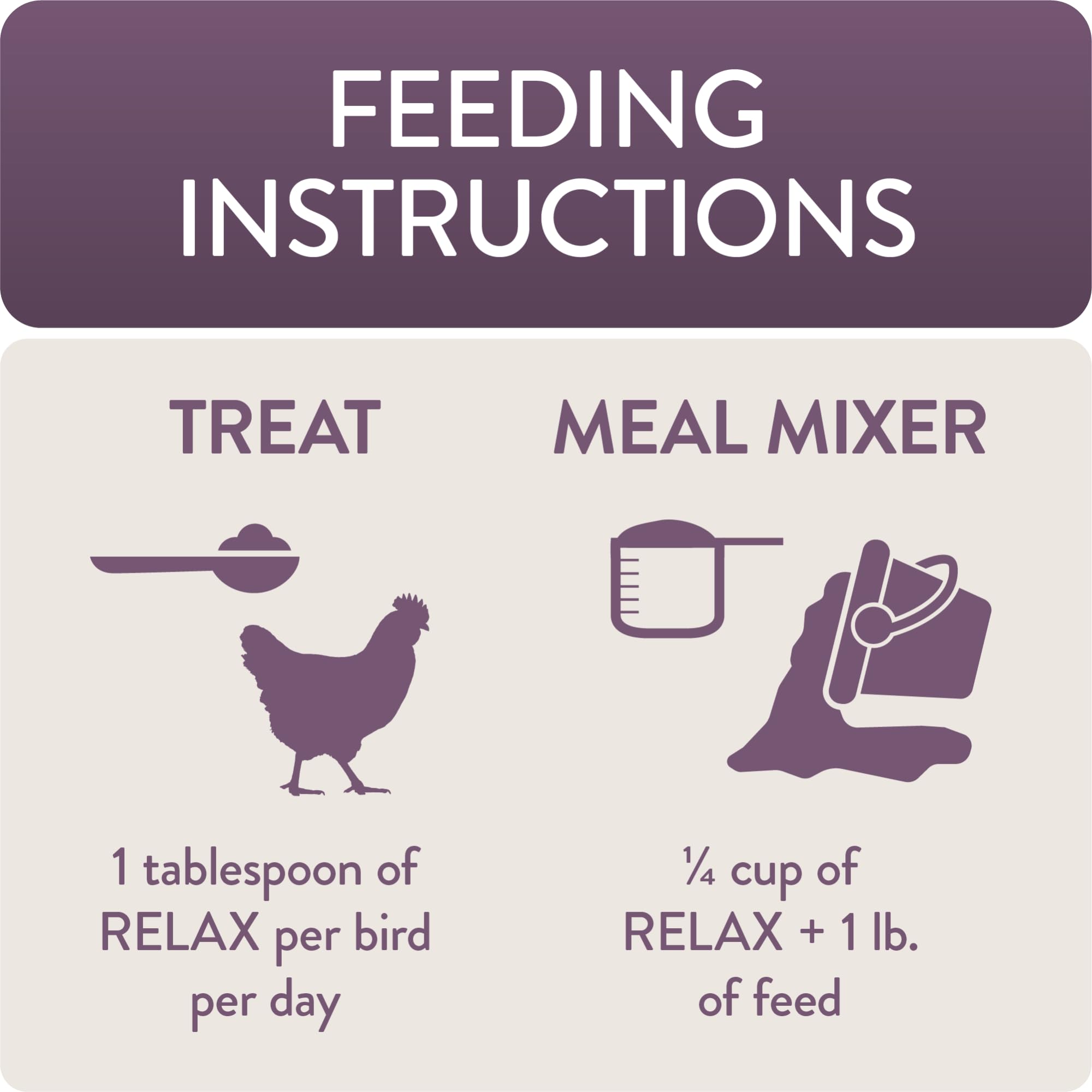 FLOCKLEADER Relax, Functional Poultry Treats for Calming Support, 1.5 lb