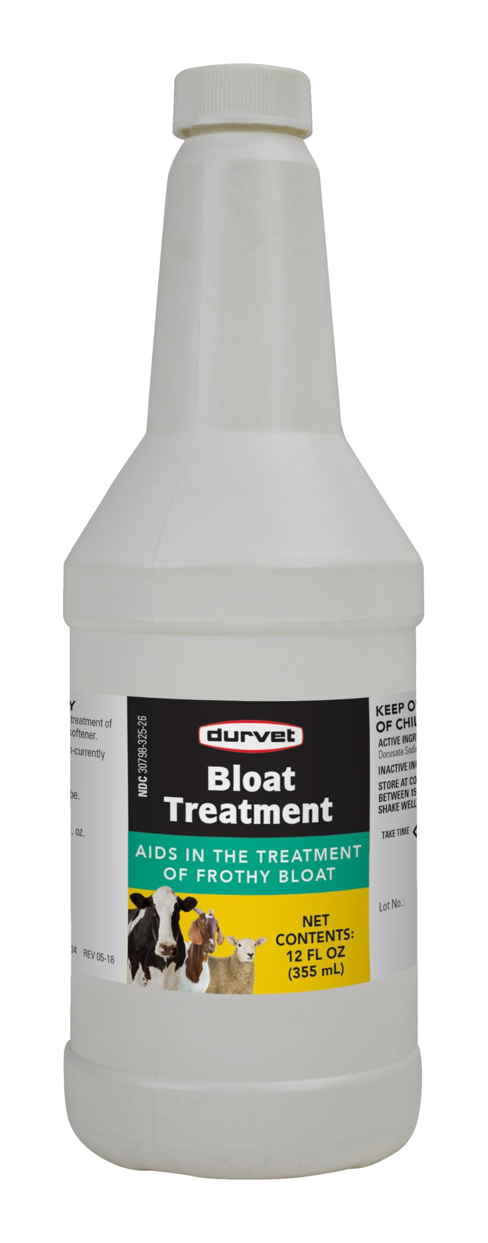 Durvet Bloat Treatment for Cattle, Sheep, and Goats, 12-Ounce Bottle