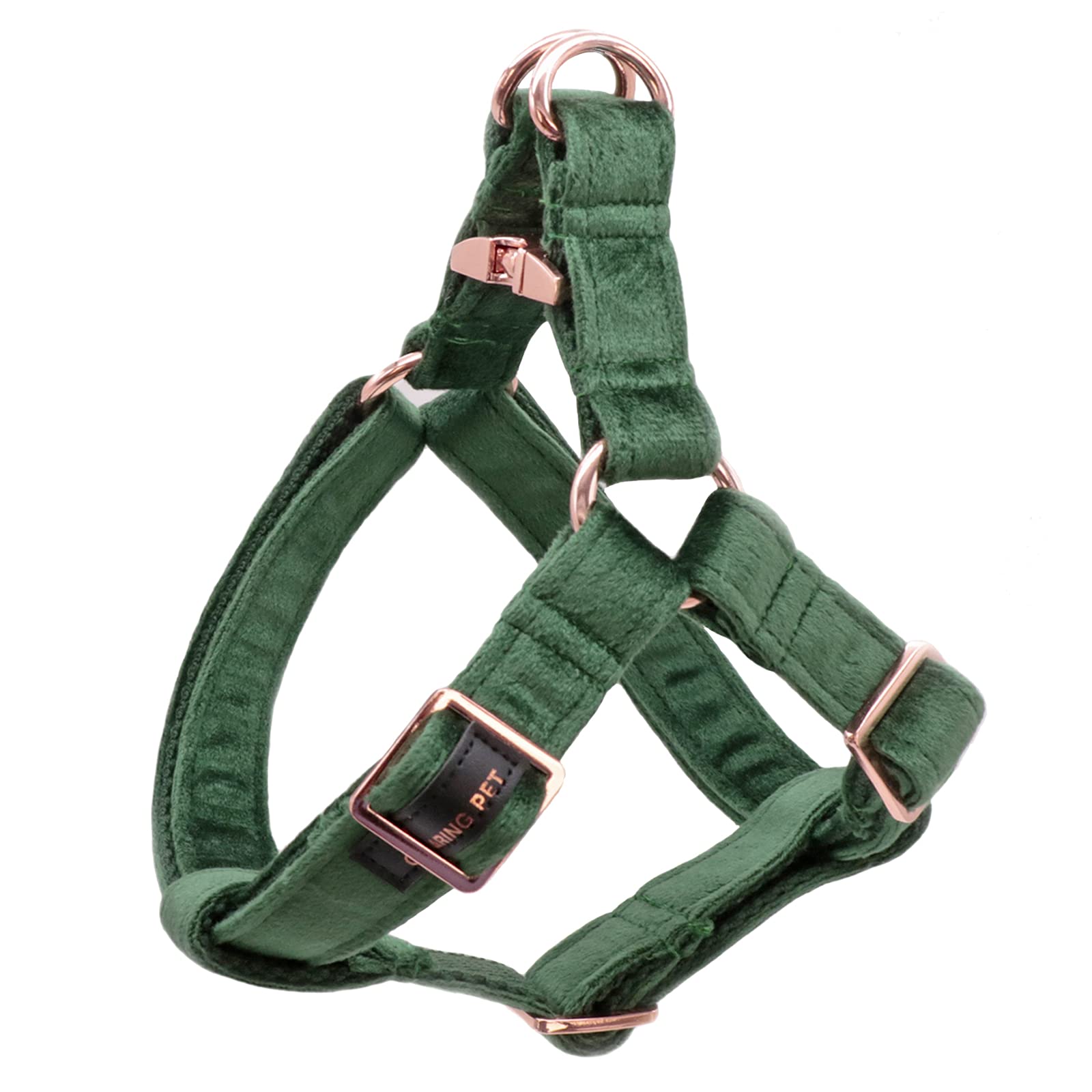 Aring Pet Dog Halter Harness, Velvet Dog Harness, No Pull Dog Halter Harness For Small Medium Large Dogs.
