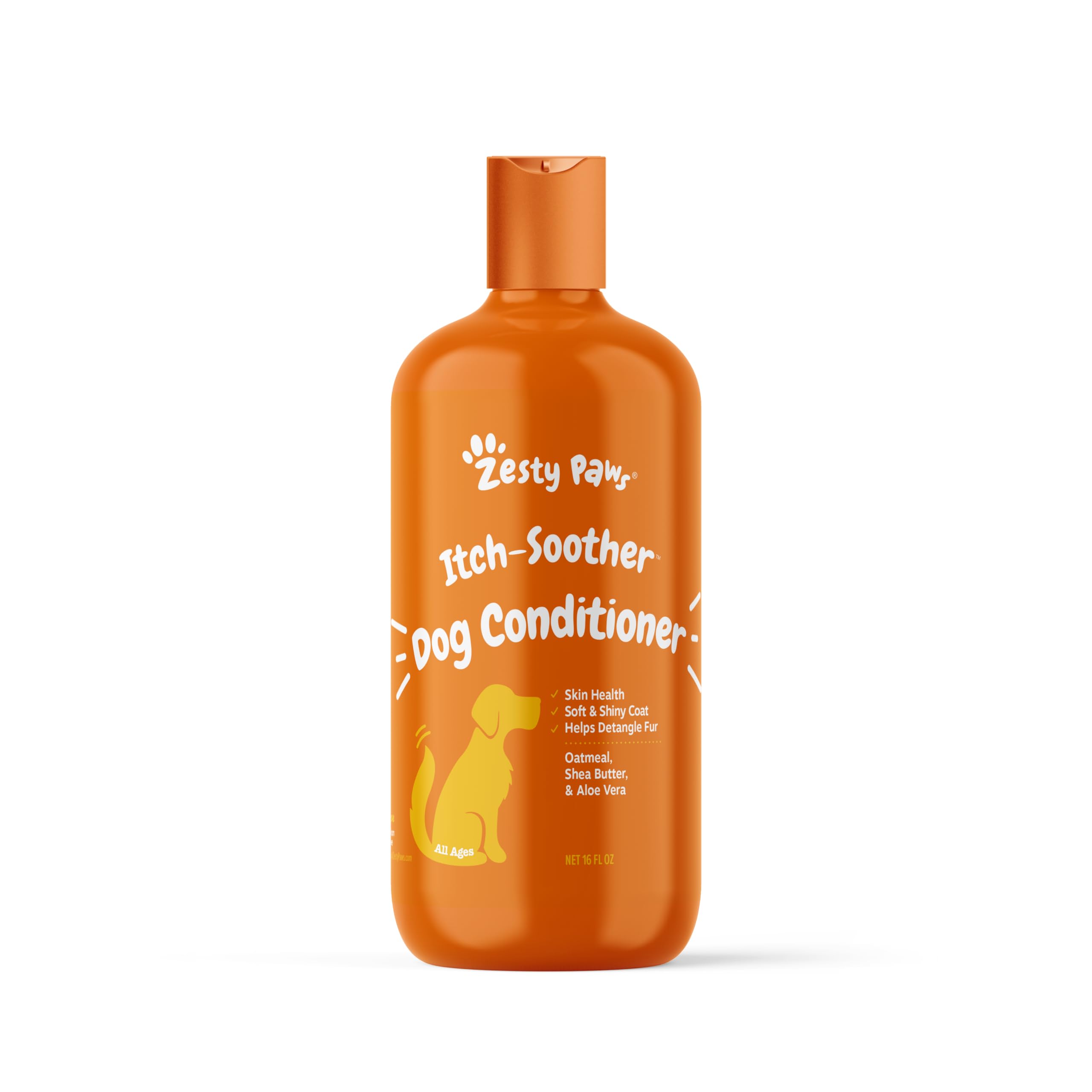 Dog Conditioner with Oatmeal, Aloe Vera & Shea Butter - Natural Grooming Pet Wash for Skin & Coat - Anti Itch Formula - Vanilla 