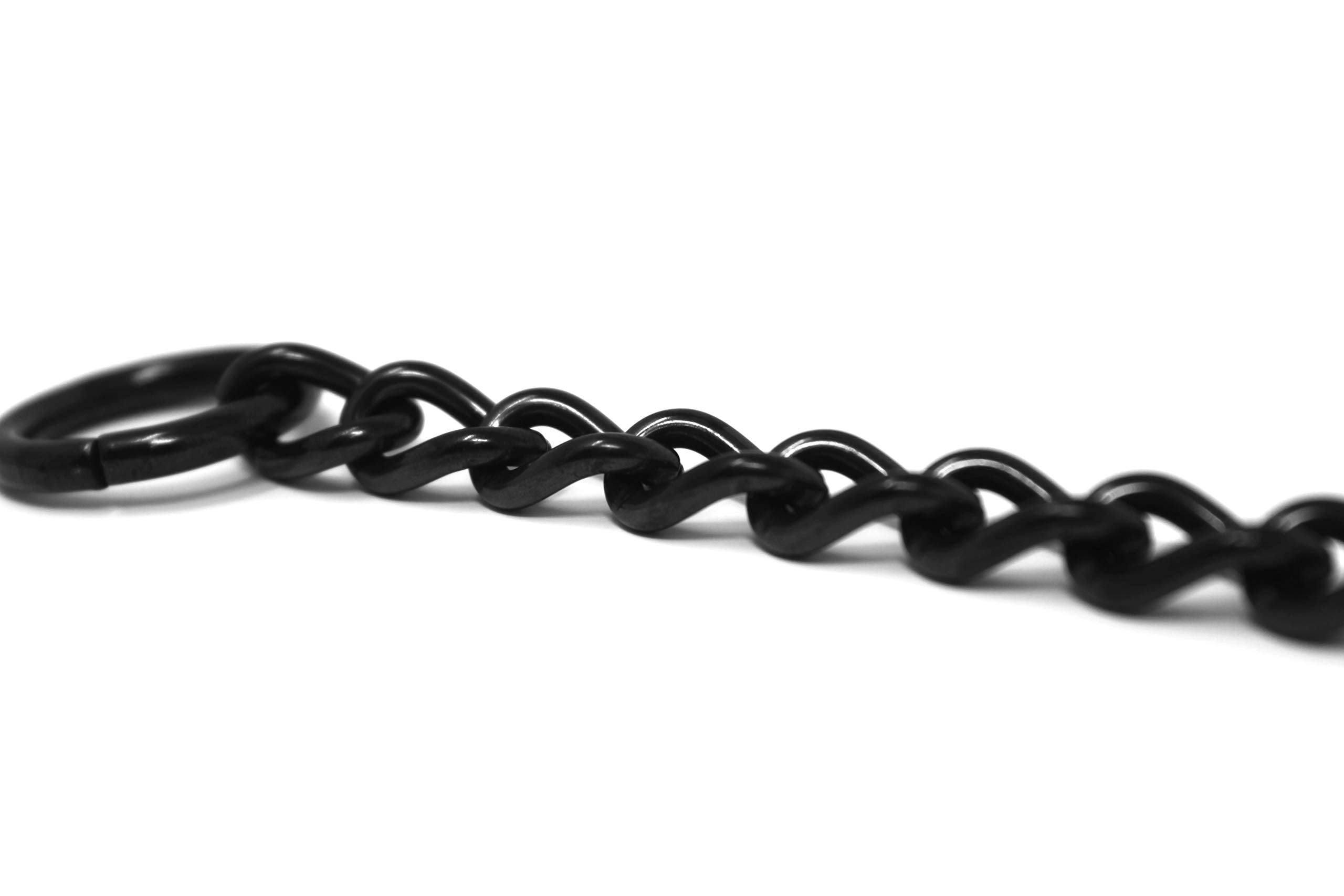 Herm Sprenger Black Stainless Steel Choke Dog Training Collar No-Pull Slip Chain For Small Medium Large Dogs For Easy Control Show Chain Collar Made In Germany 3Mm 22In (55Cm)