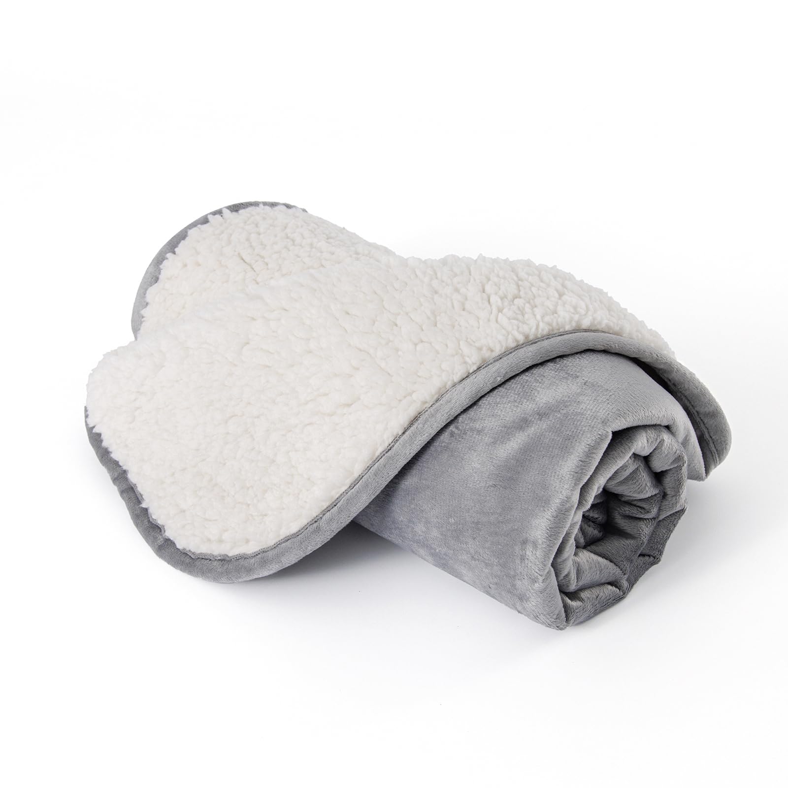 Bigbeer Waterproof Dog Blanket For Small Dogs, Washable Pet Blankets For Indoor Cats, Plush Sherpa Puppy Throw Furniture Protect