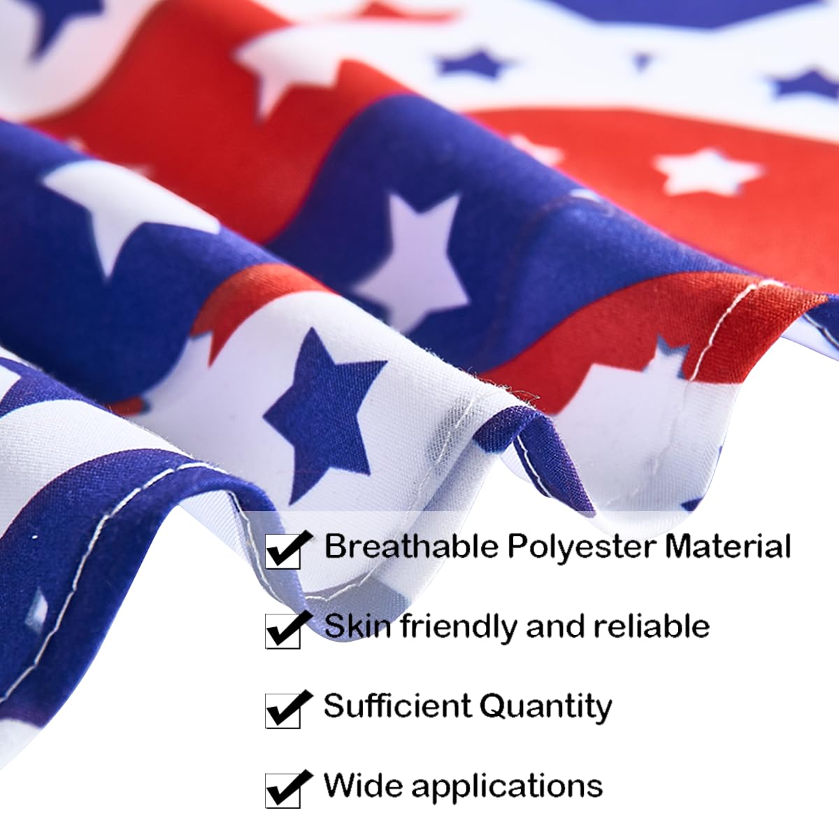 Jpgdn 100Pcs 4Th Of July Memorial Day Dog Bandanas Bulk For Small Medium Dog Patriotic American Flag Bandana Boy And Girl Scarve