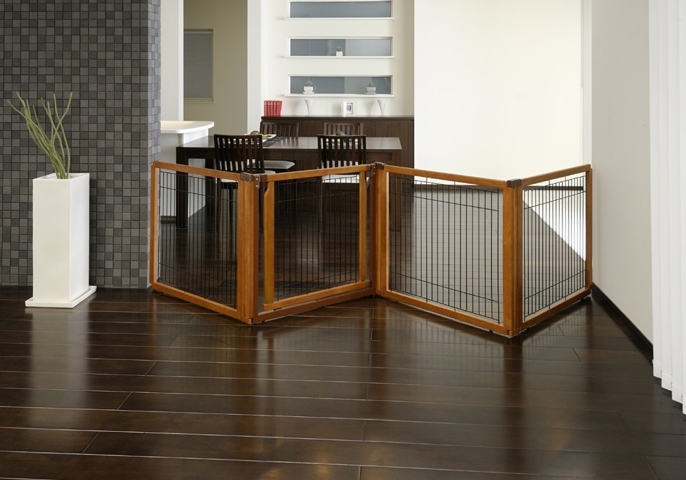 Richell 3-In-1 Convertible Elite Pet Gate, 4-Panel