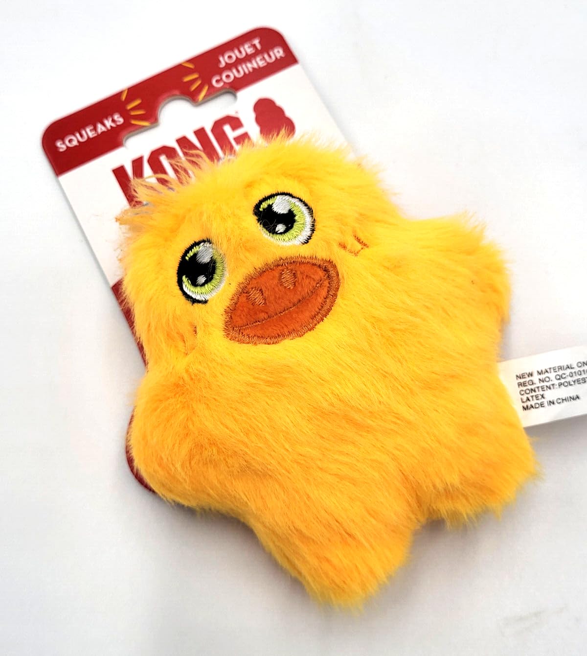 Kong Snuzzles Kiddos Mini Squeaker Dog Toy Extra Small (Duck)