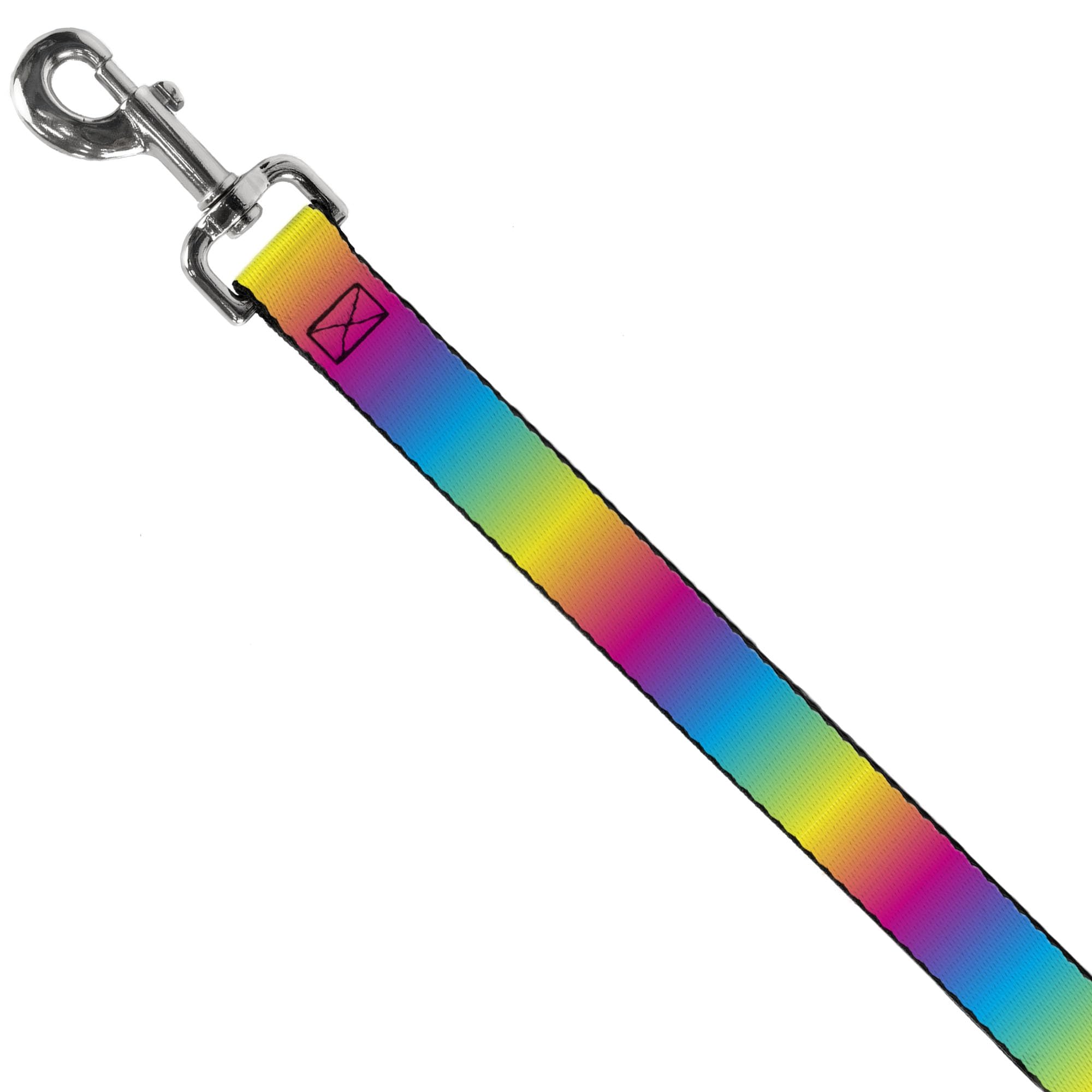 Buckle-Down Pet Leash - Rainbow Ombre - 4 Feet Long - 1.5 Wide