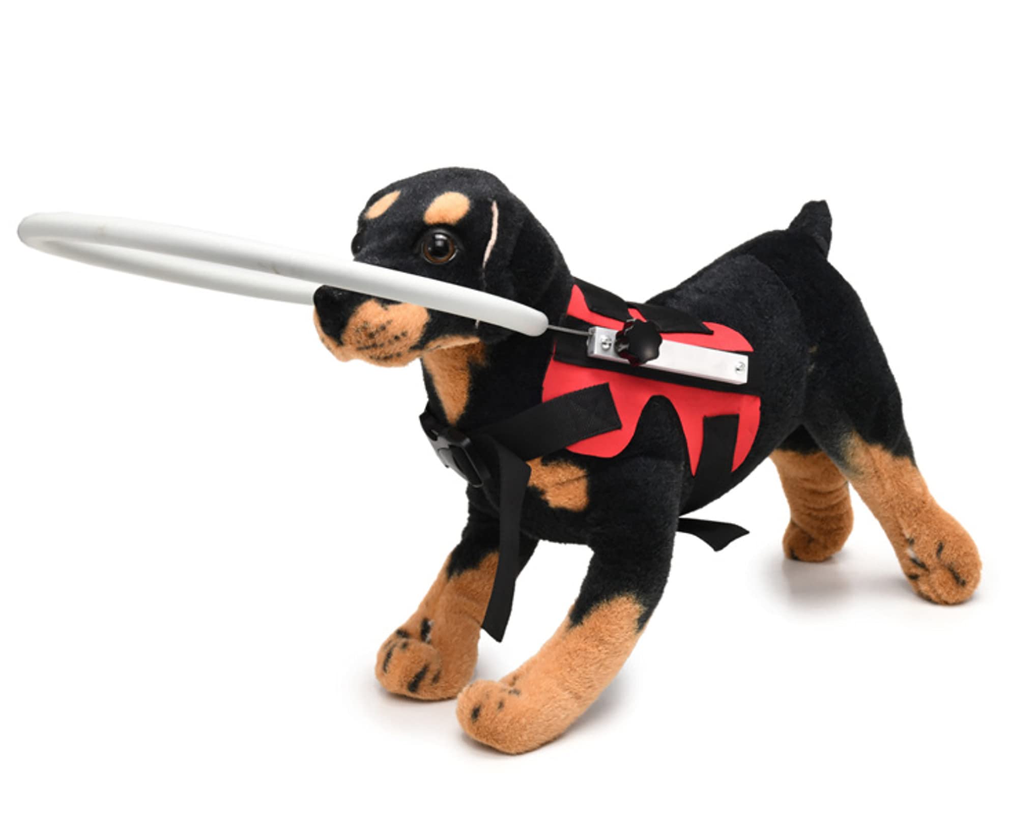 Gabefish Ring Harness For Blind Dog, Lightweight Blind Ring For Pets, Blind Dog Bumper, Bump Guard For Blind Dogs Red Small