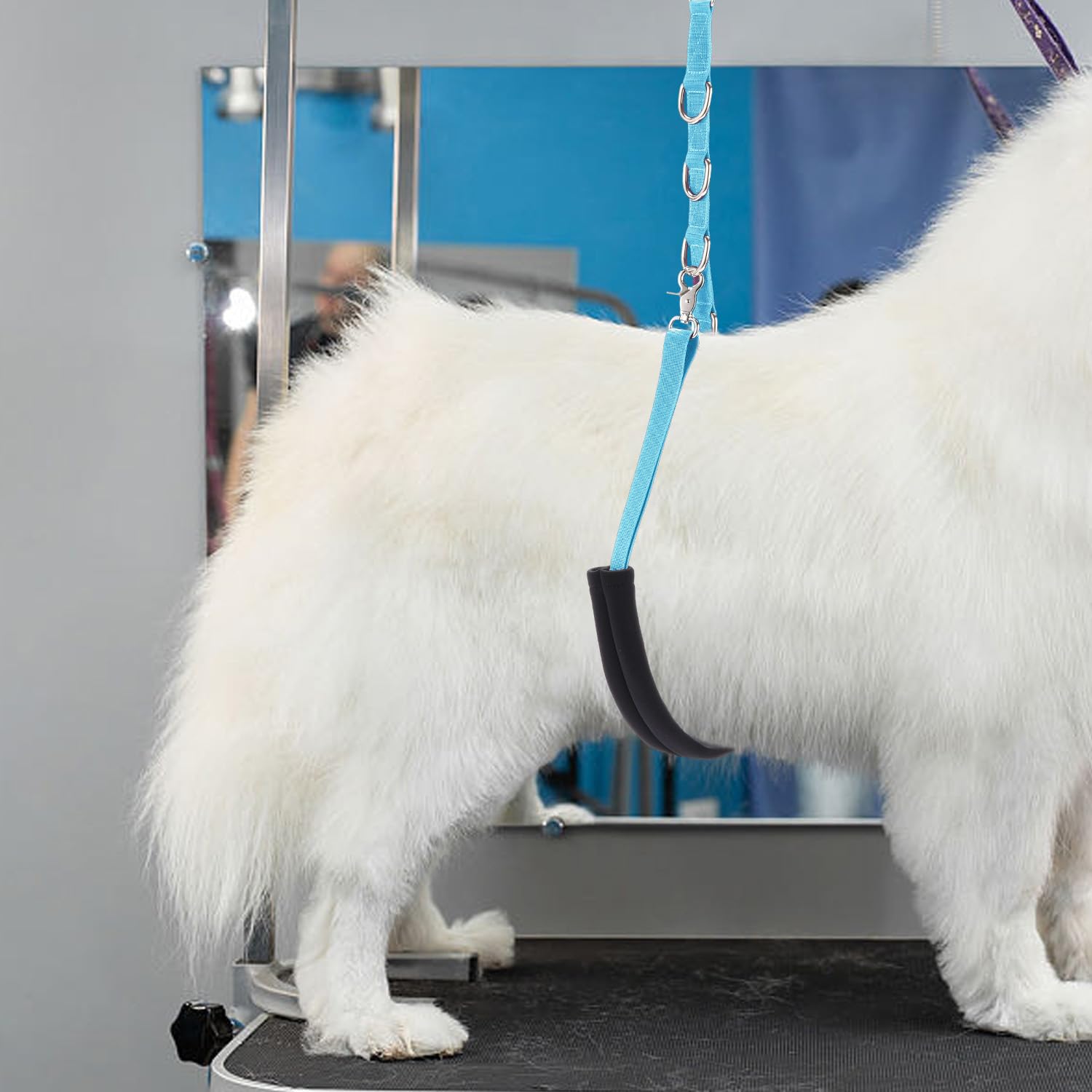 Dog Grooming Belly Straps Sky Blue Pet Grooming Supplies 3 Sets Professional Dogs Belly Band Pet Dogs Groomer Extension Strap Ta