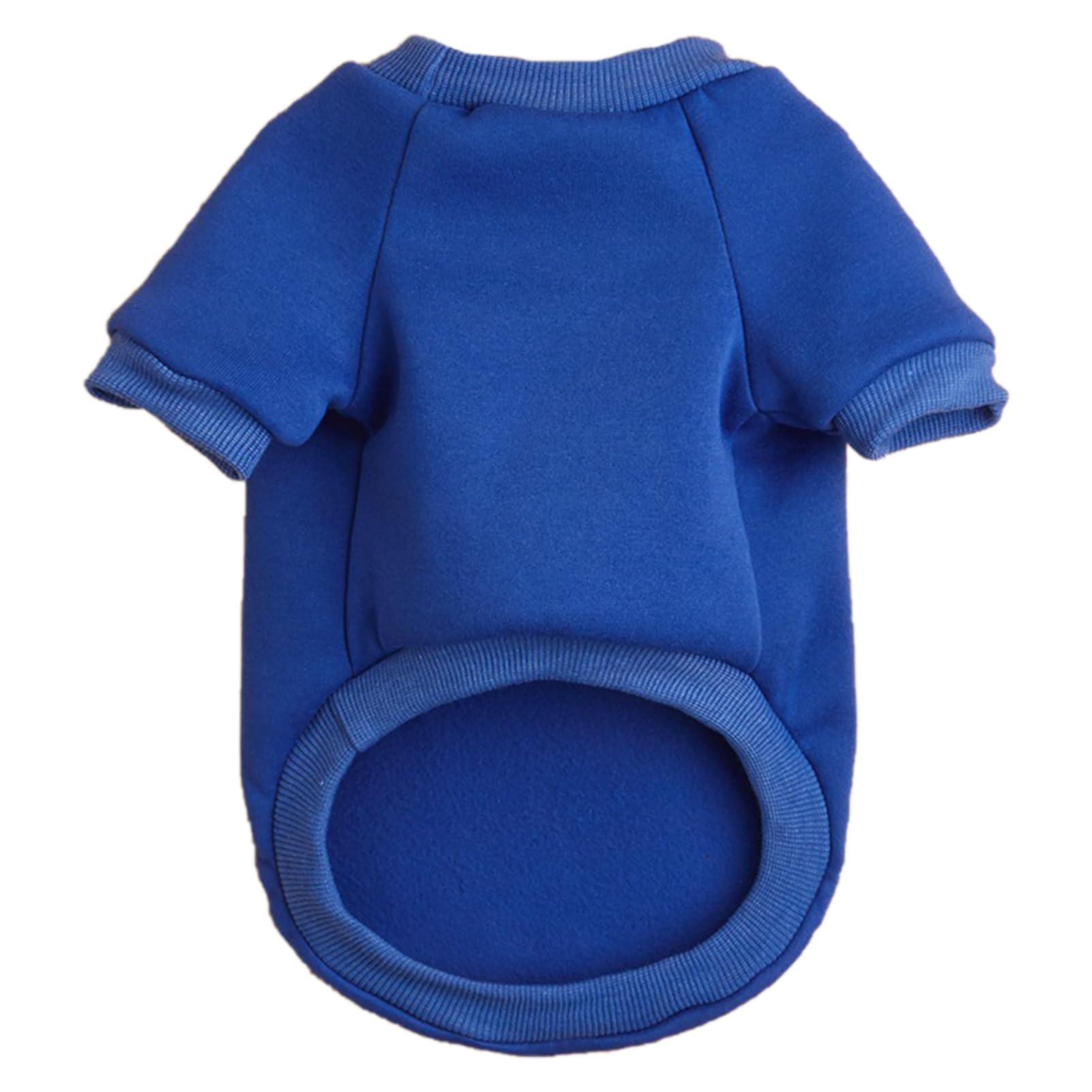 Jouhoi Puppy Sweater For Small Dogs Clothes Warm Winter Cat Clothe Pet Sweatshirt Knitwear Doggie Kitten Clothing, Blue, Large