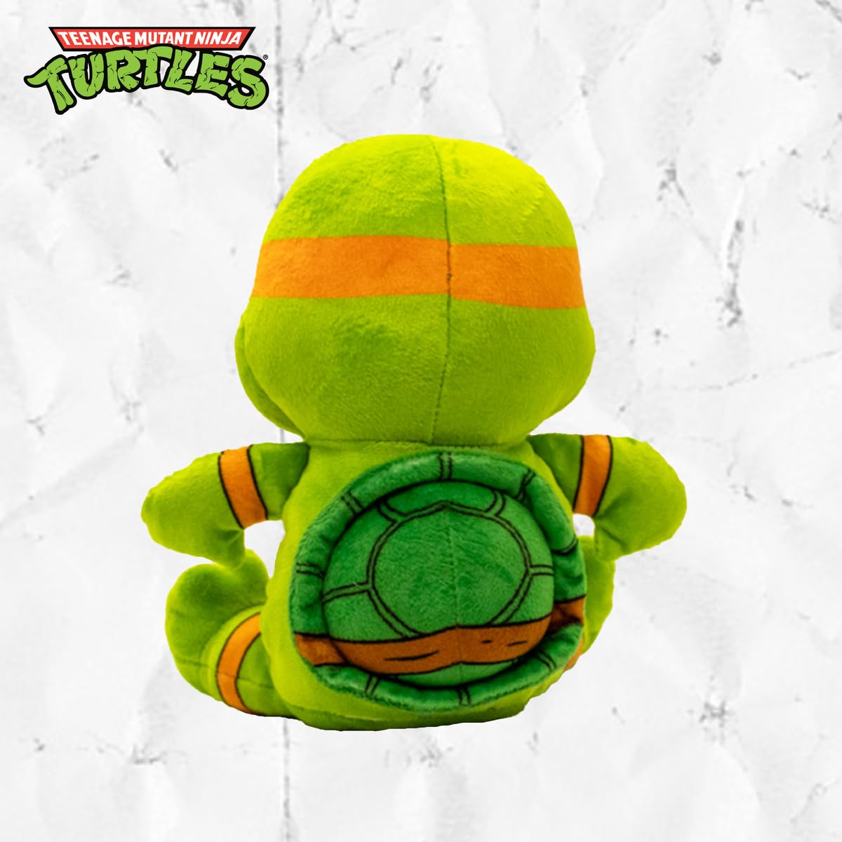 Design Lab, Inc. Teenage Mutant Ninja Turtle Official Merchandise | Tmnt Toys | Squeaky Plush Dog Toy | Michelangelo | Great For
