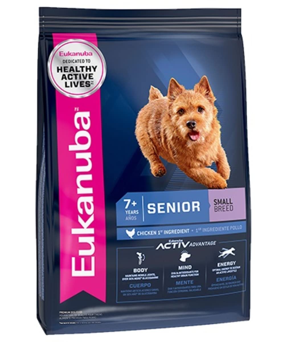 Eukanuba Senior Small Breed Dry Dog Food, 15 Lb