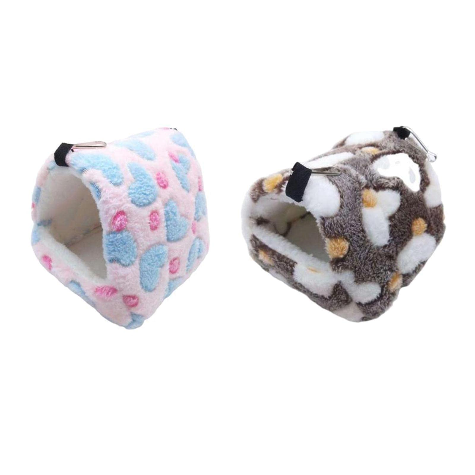 MERISHOPP 2Pieces Hamster Bed Cave Hamster House Rest Sleeping Nest for Bearded Dragon | Pet Supplies | Small Animal Supplies | 