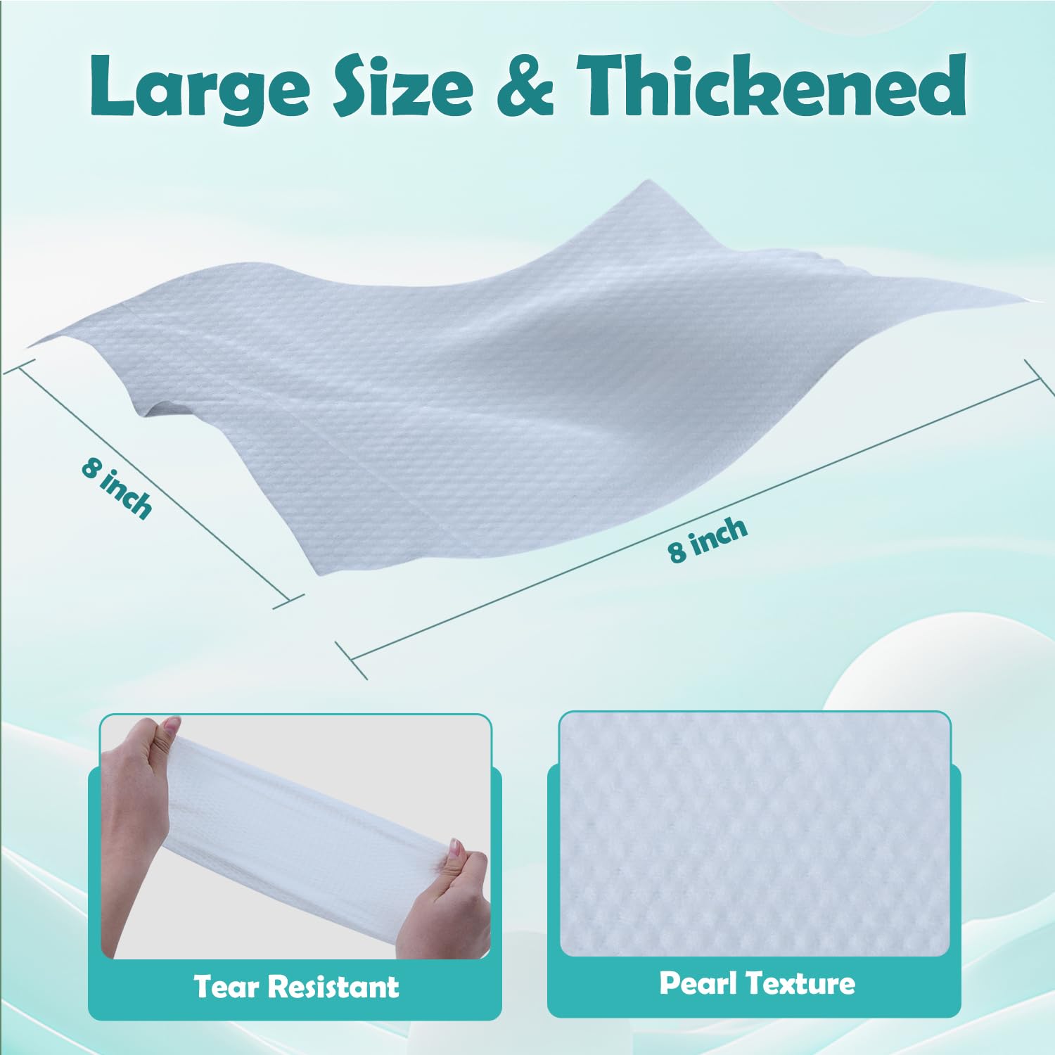 Pet Wipes For Dogs And Cats, Paws Butt Fur Cleaning Deodorizing, 400 Count Unscented Pet Grooming Wipes With 8''X8'' Biodegradab