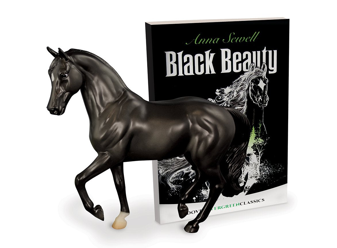 Breyer Classics Black Beauty Horse and Book Set (1:12 Scale)  8 years and up-New