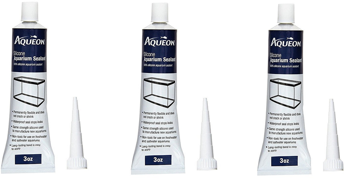 (3 Pack) Aqueon Silicone Sealant 3 Ounce Each
