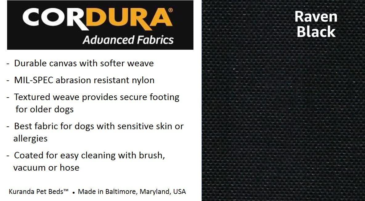 Kuranda Cordura Pad - X-Large - 44'' x 27'' - Black