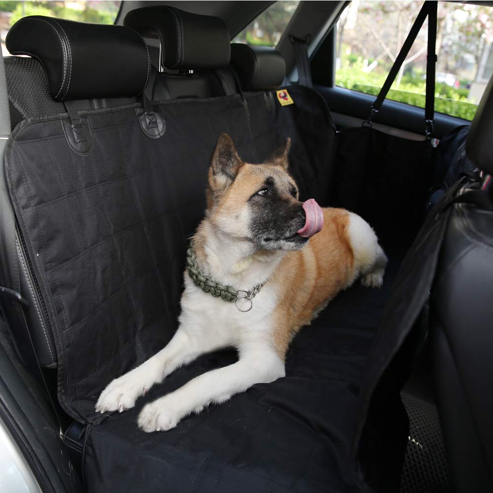 Bark Lover XLarge Dog Car Seat Cover for Back Seat Dog Seat Cover Hammock for Truck SUV - Waterproof Pet Car Seat Protector for