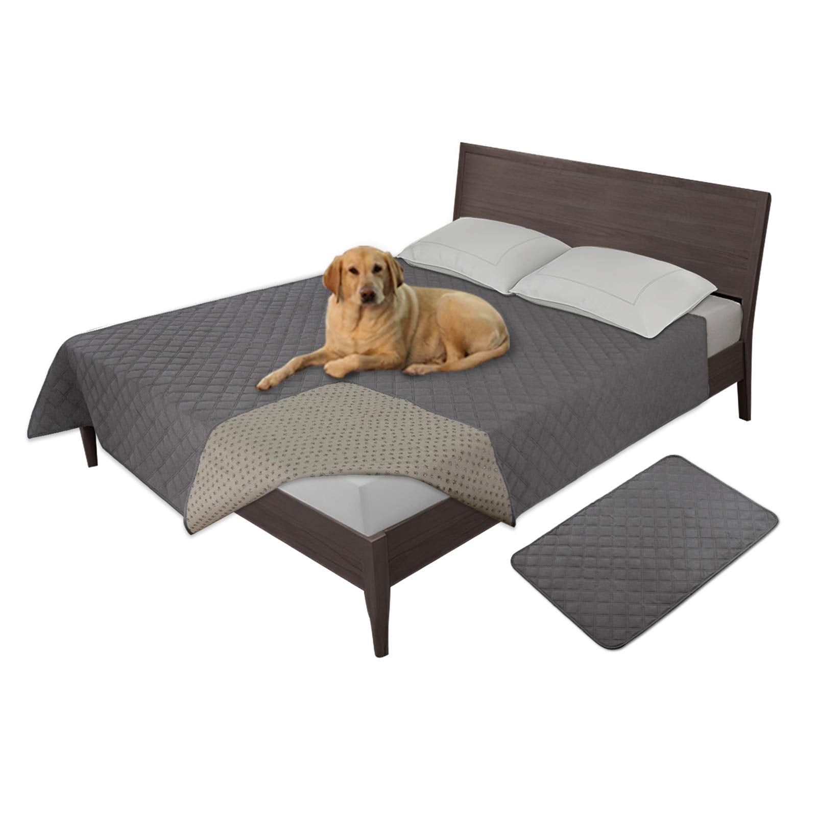 Easy-Going 100% Waterproof Dog Bed Cover, Non-Slip Pet Blanket for Furniture, Washable Couch Cover, Repleasement Sofa Cover (86x