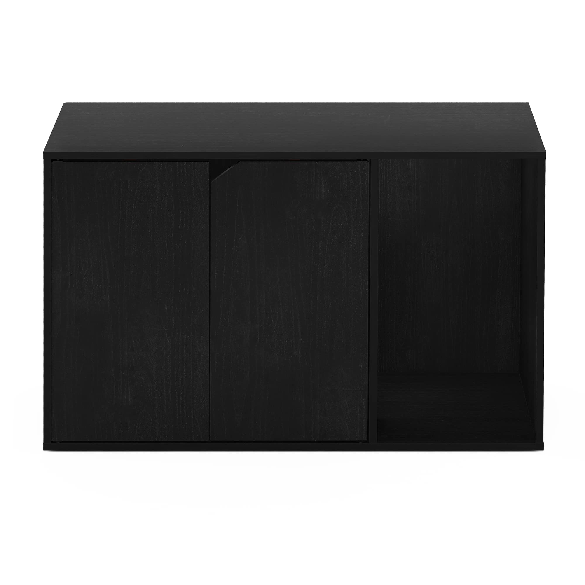 Furinno Peli Large Litter Box Enclosure, Americano – Stylish Cat Furniture for Discreet Pet Care