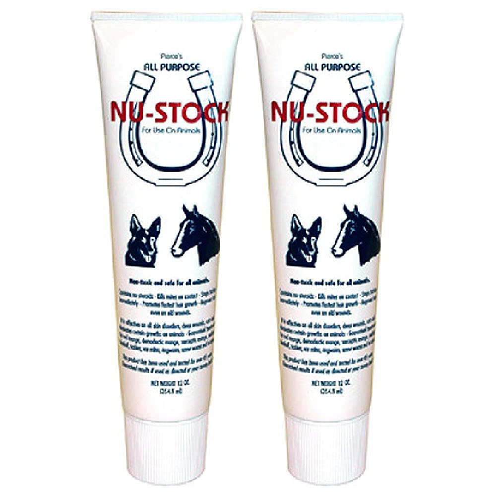 Pierce'S All Purpose Nu-Stock, 12 Ounces Each, 2 Tubes, For Animals