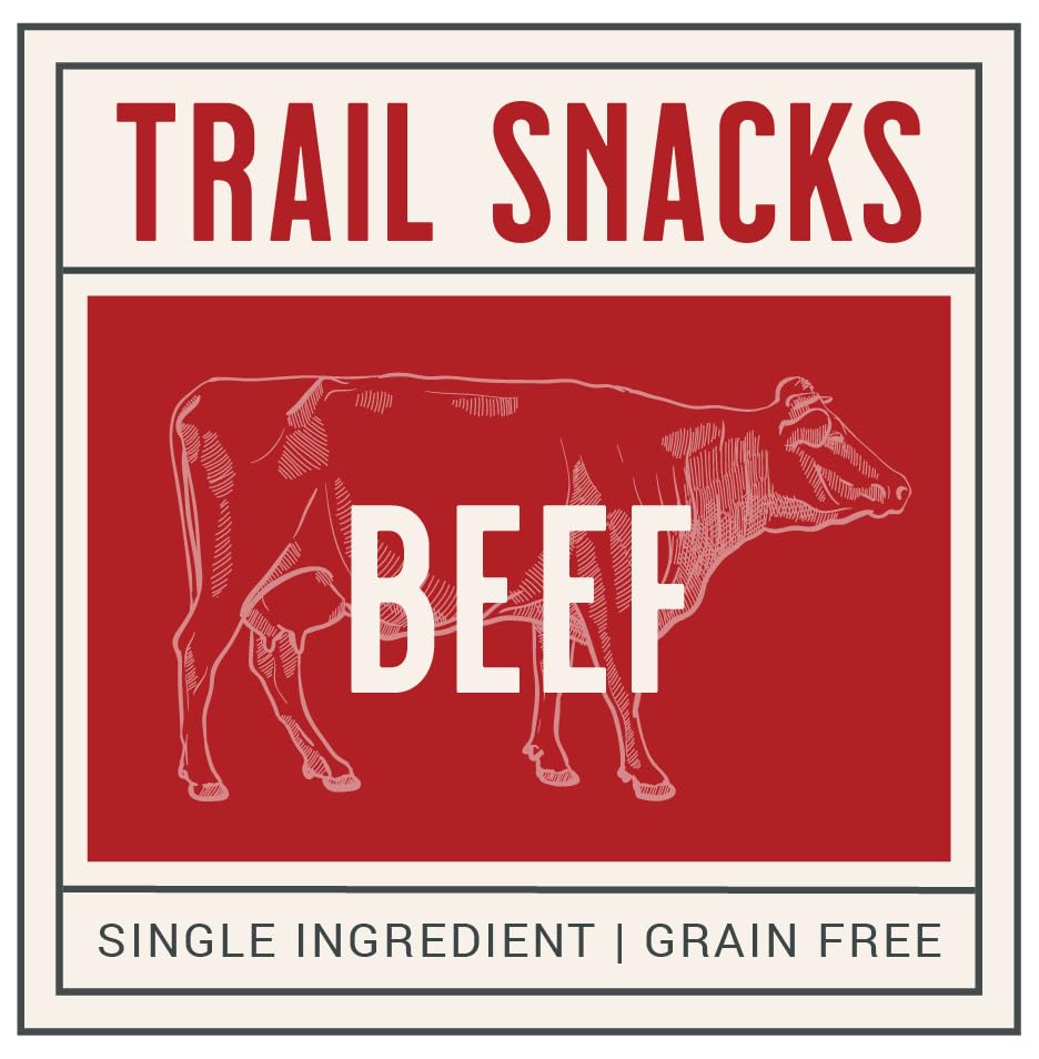 MONTANA DOG FOOD CO. Freeze-Dried Beef Heart Dog Treats (Trail Snacks) - 100% Natural, Single Ingredient, High Protein, Grain-Fr