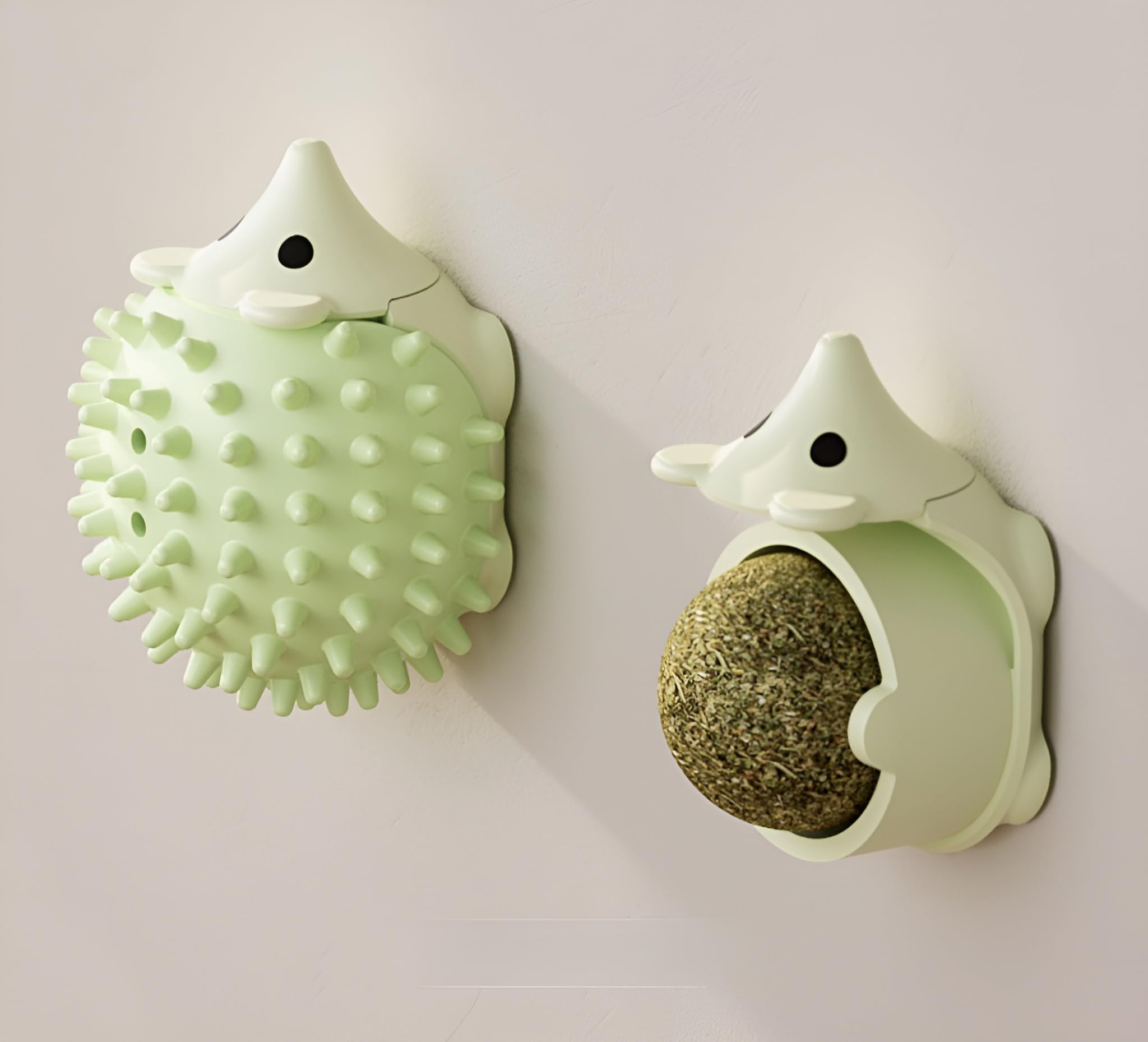 Jungle Theory Hogpal Hedgehog Cat Toy Set  Interactive CatnipFilled Spiky Chew Toys For Cats & Kittens  Soft, Durable, Chewin