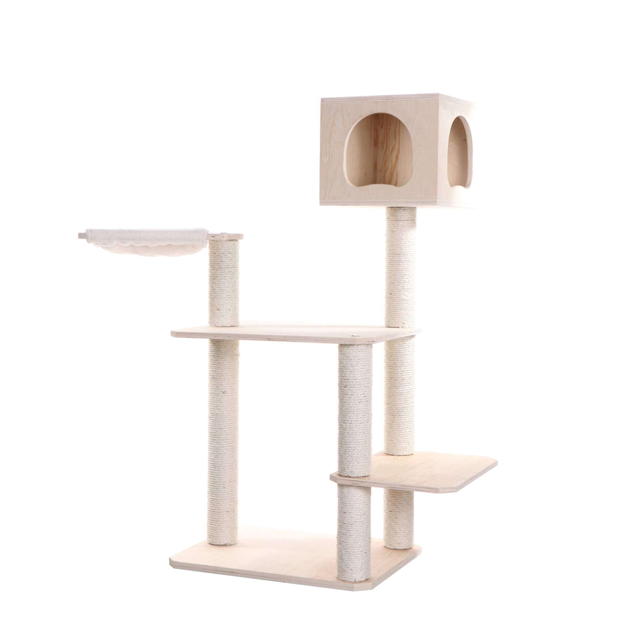 Armarkat Model Premium Scots Pine, Solid Wood Cat Tree, 50 Tall S5103