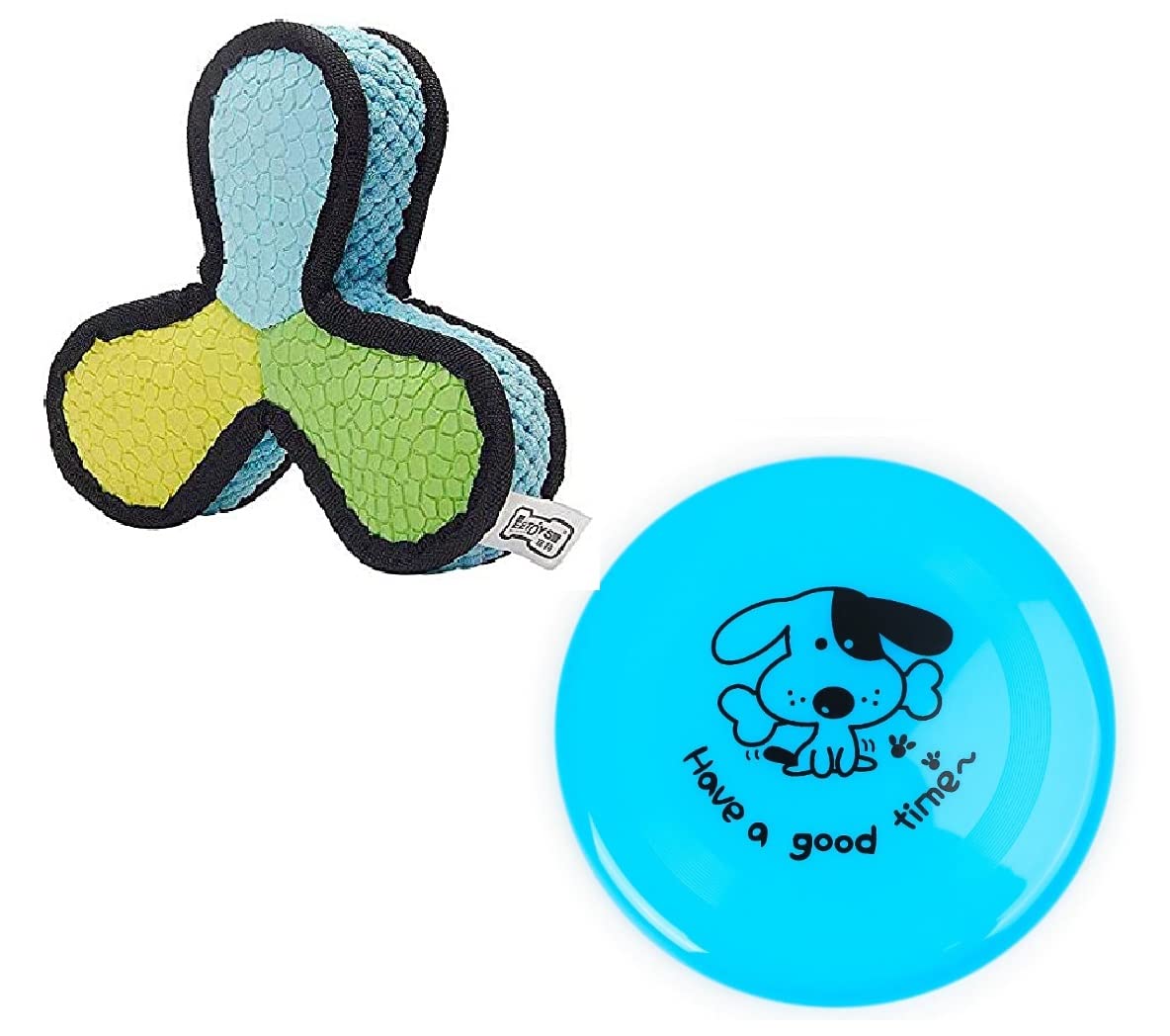 The DDS Store Pet Puppy Dog Plush Sound Squeaker Chewing Toy Dog Squeaky Fidget Toy Imported TPR & Cotton Material Plush Toy wit