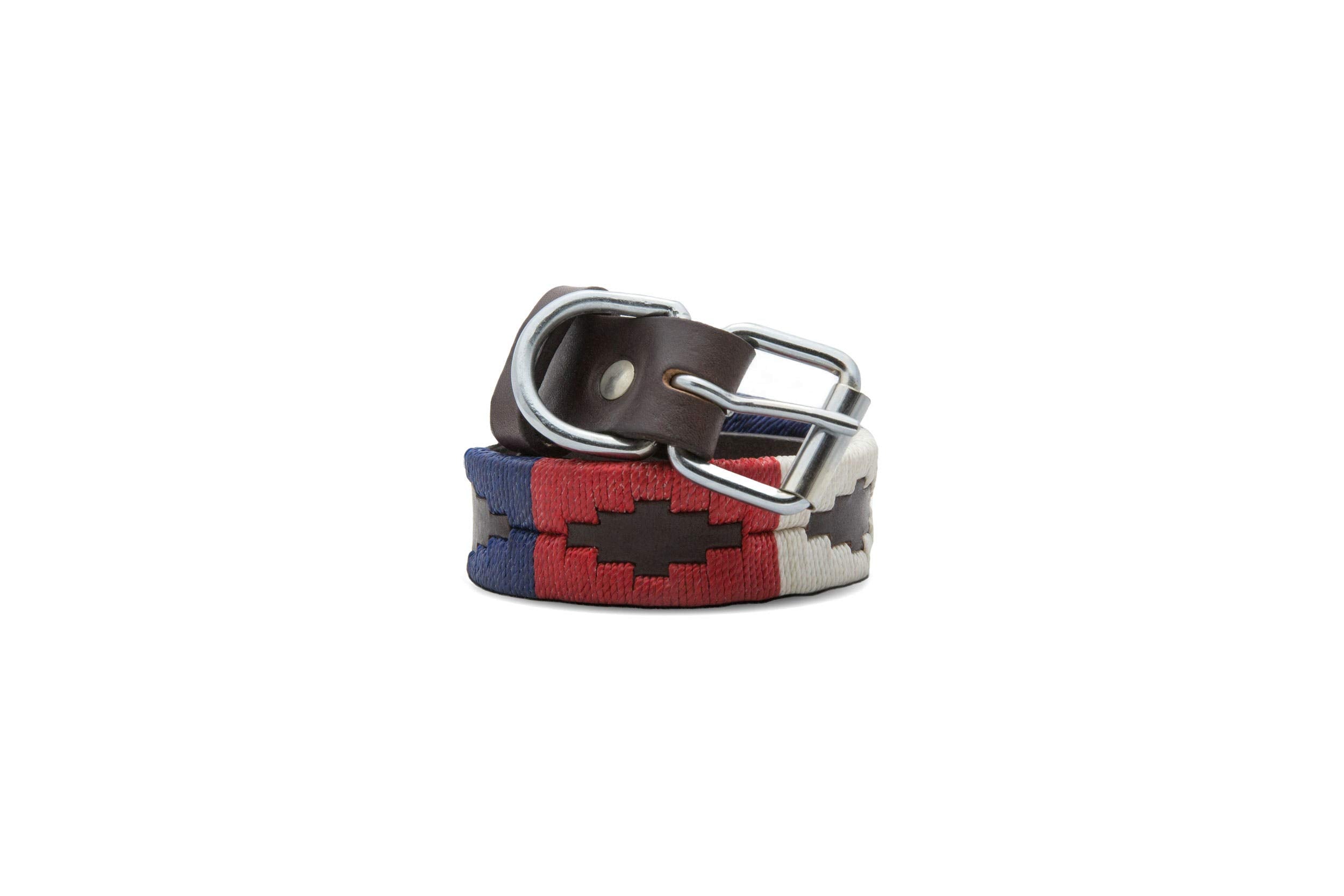Gaucho Goods Soft Leather Dog Collar - The Patriot (L)