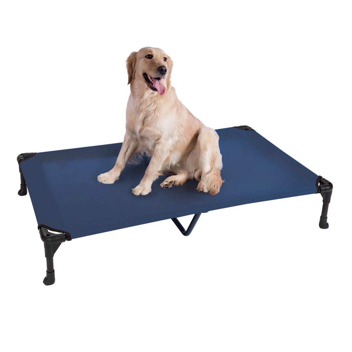 Veehoo Cooling Elevated Dog Bed, Portable Raised Pet Cot With Washable & Breathable Mesh, No-Slip Feet Durable Dog Cots Bed For Indoor & Outdoor Use, X Large, Cwc1803-Xl