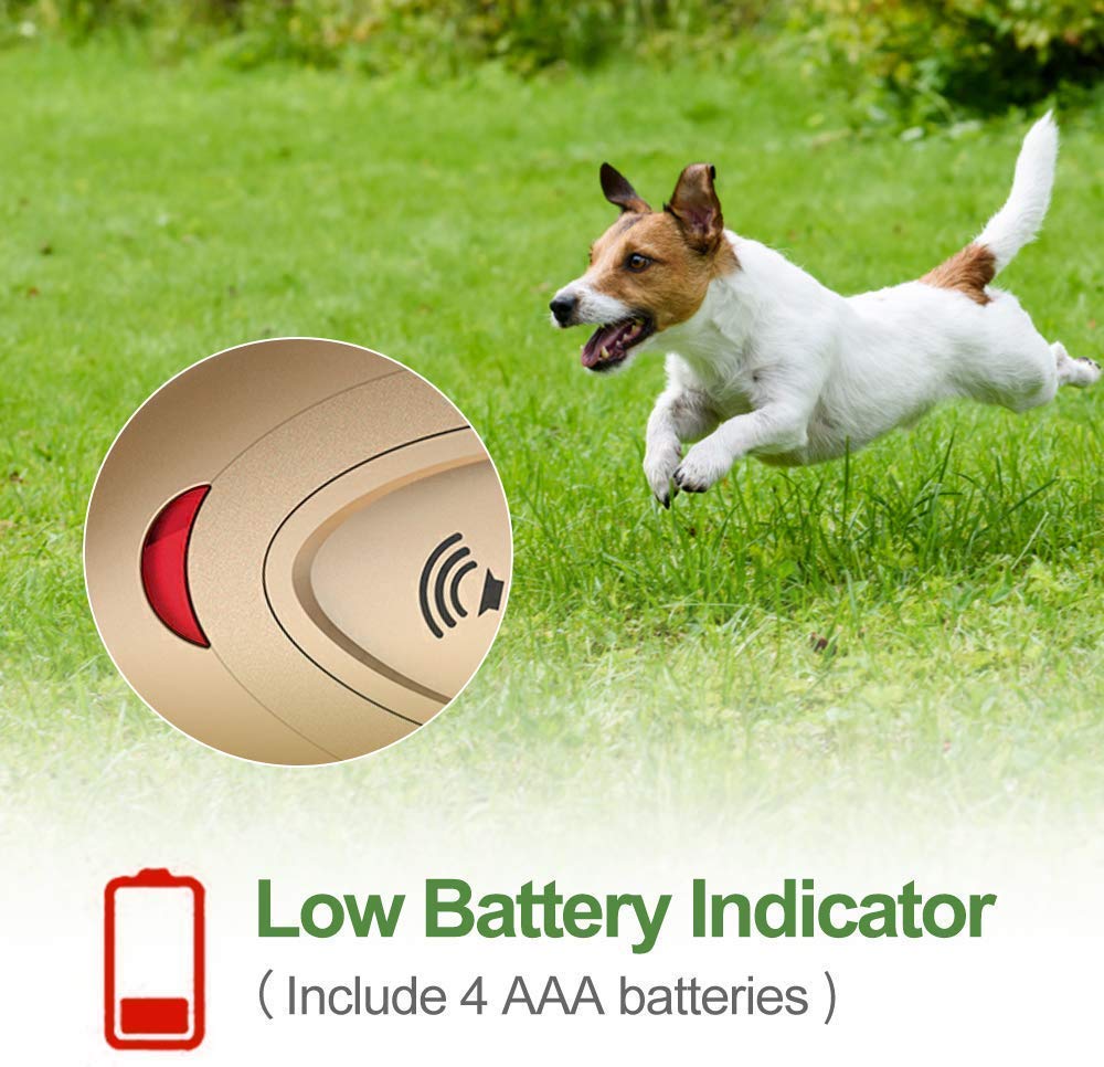 Modus Ultrasonic Dog Barking Deterrent, 2-In-1 Dog Training And Bark Control Device, Anti-Barking Device,Stops Unwanted Actions: