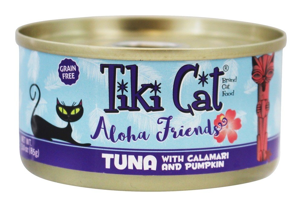 Tiki Pet Foods Cat Aloha Tuna Calamari Pet Food, 3 Oz (Packaging May Vary)