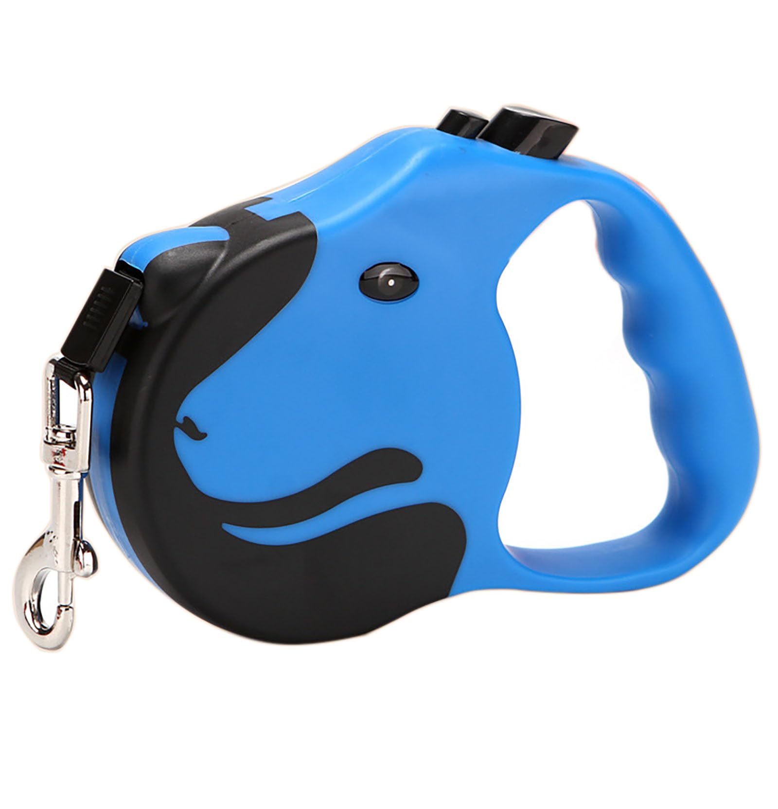 Retractable Dog Leashe, 16 Feet Blue Automatic Dog Walking Rope With Switch And Non-Slip Handle For Walk A Dog (Blue)