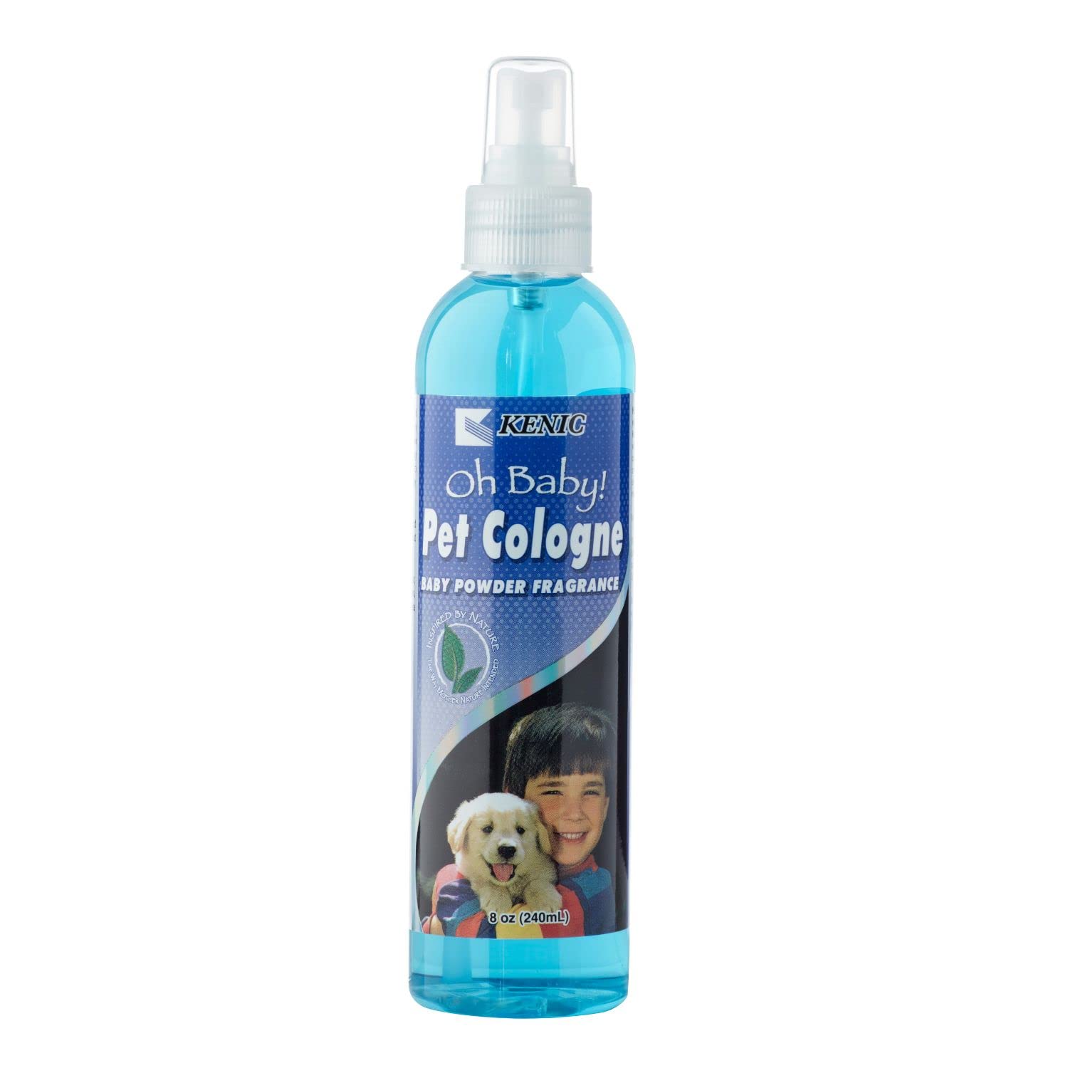 Kenic Oh Baby Pet Cologne - Long-Lasting Baby Powder Scented Dog & Cat Deodorizing Spray - Odor Neutralizing & Coat Refreshing -