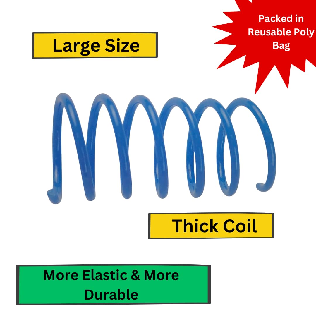 Shizhoo Cat Spring Toy, 15 Pcs Cat Kittens Toys Plastic Colorful Coil Spiral Springs For Swatting, Biting, Hunting, And Active H