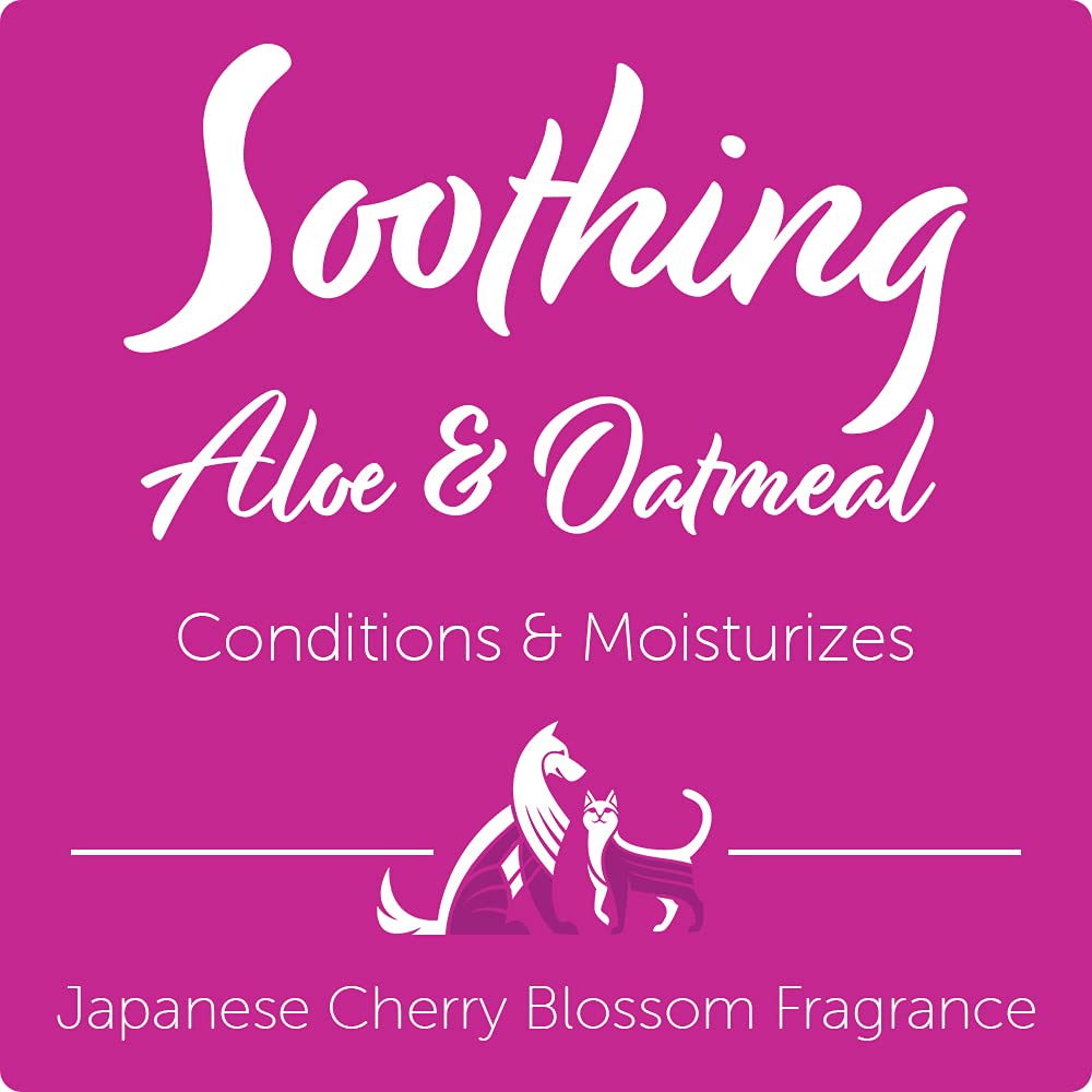 Nootie Soothing Aloe And Oatmeal Pet Conditioner, Japanese Cherry Blossom - 1 Gallon Size (Cg12Jcb)