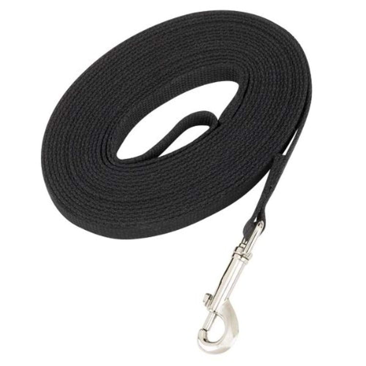 Guardian Gear Cotton Web Dog Training Lead 50'X5/8', Black
