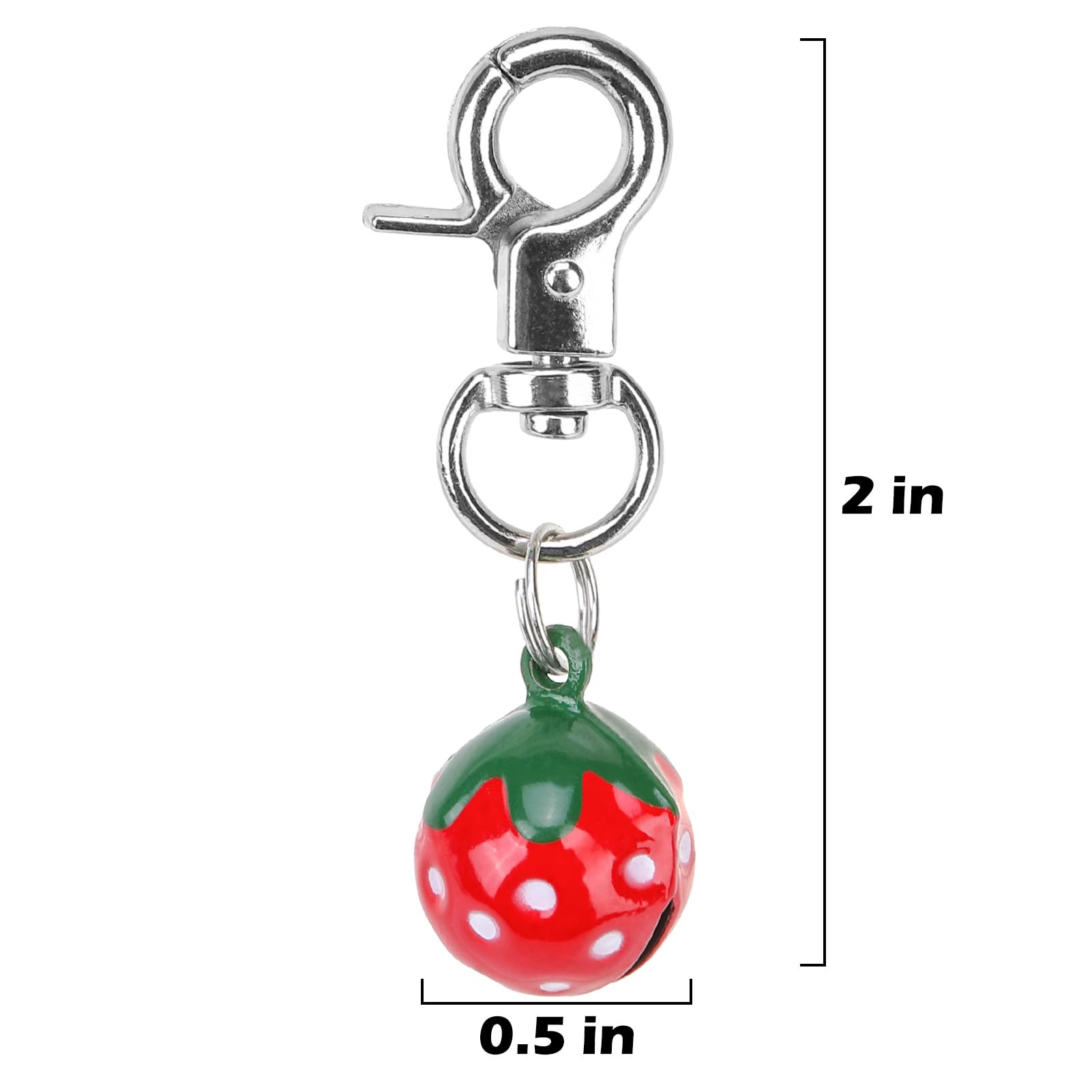Expawlorer Cat Bell 2 Pack - Pet Collar Accessories Bells Loud With Claw Buckle, Dog Charm Jingle Pendants Jewelry Ornament Stra