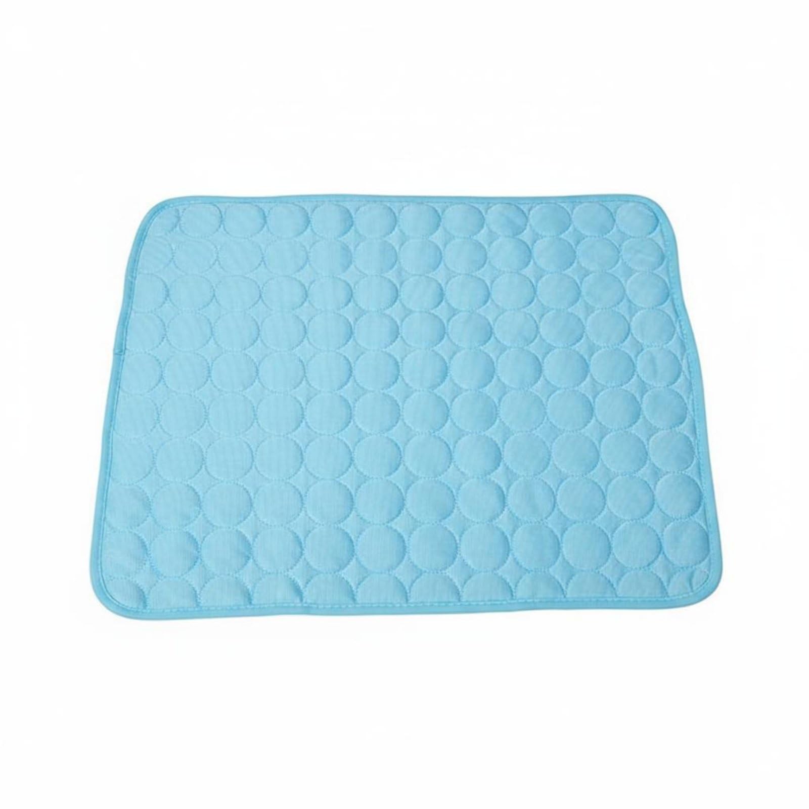 MERISHOPPBreathable Pet Cooling Mat Lightweight Dog Cooling Pad Machine Washable for Dogs, Cats, Summer, Light Blue, Xs|Pet Supp