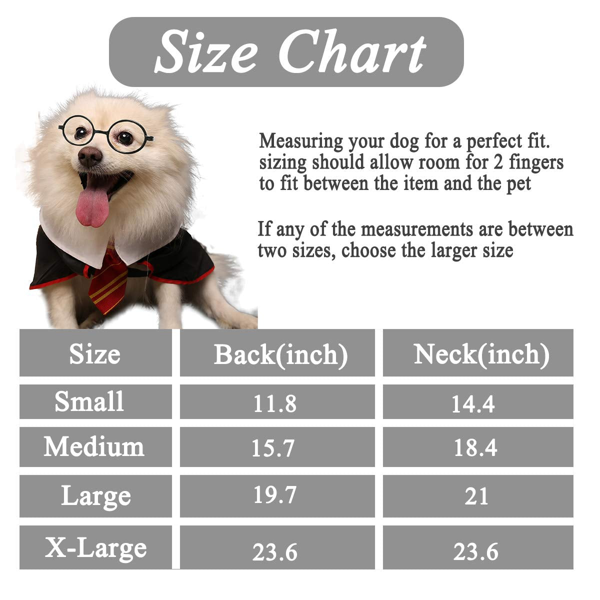 Coomour Dog Halloween Costume Pet Wizard Shirt Funny Cat Clothes For Dogs Cats Clothing With Glasses (Small)