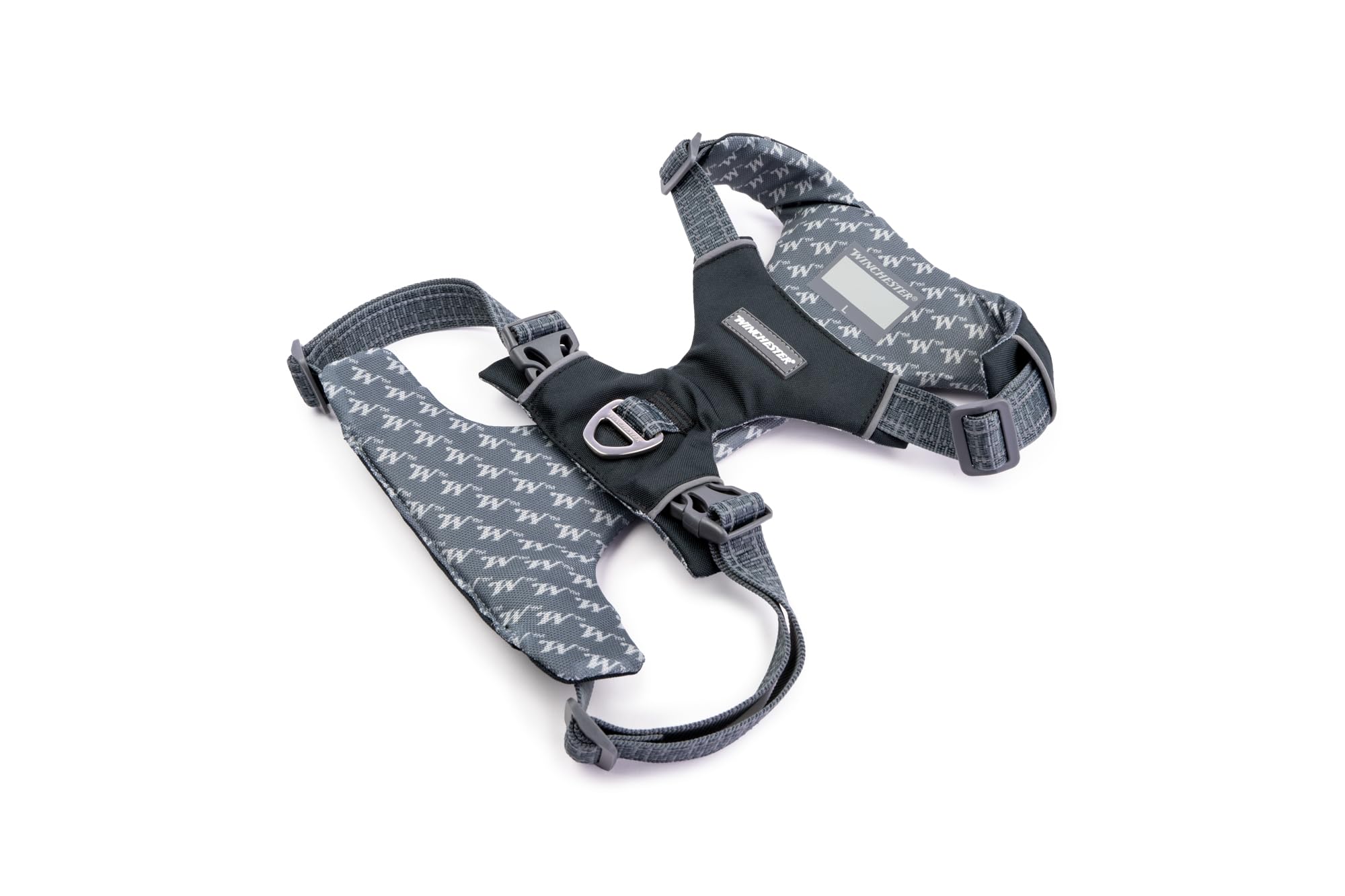 Winchester Pet No-Pull Adjustable Soft Padded Dog Vest Harness with Reflective Stitching, Stretch Limo, Large