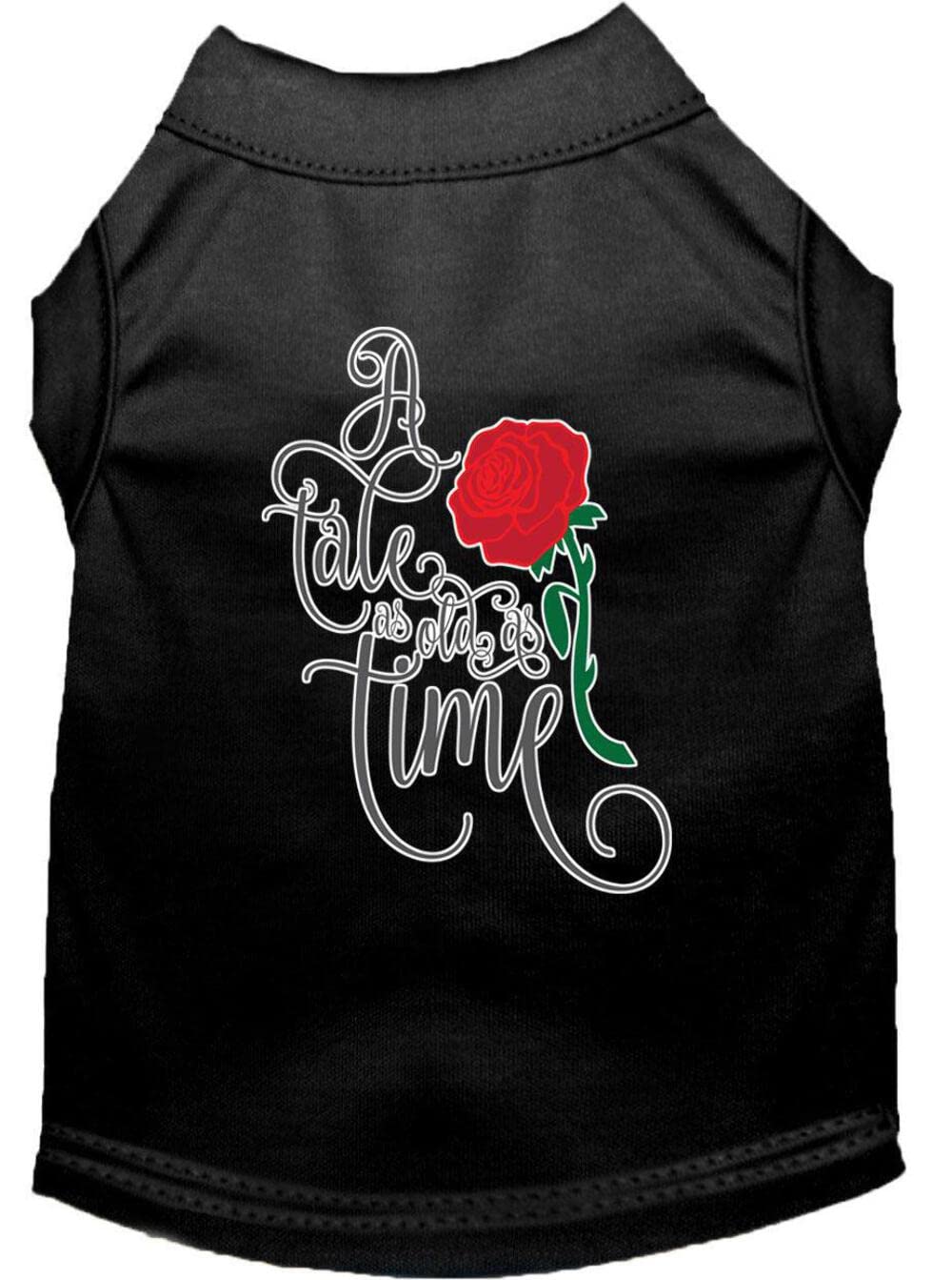 Pet Dog & Cat Shirt Screen Printed, "Timeless Tale" Emerald Green XL (14-20 lbs.)